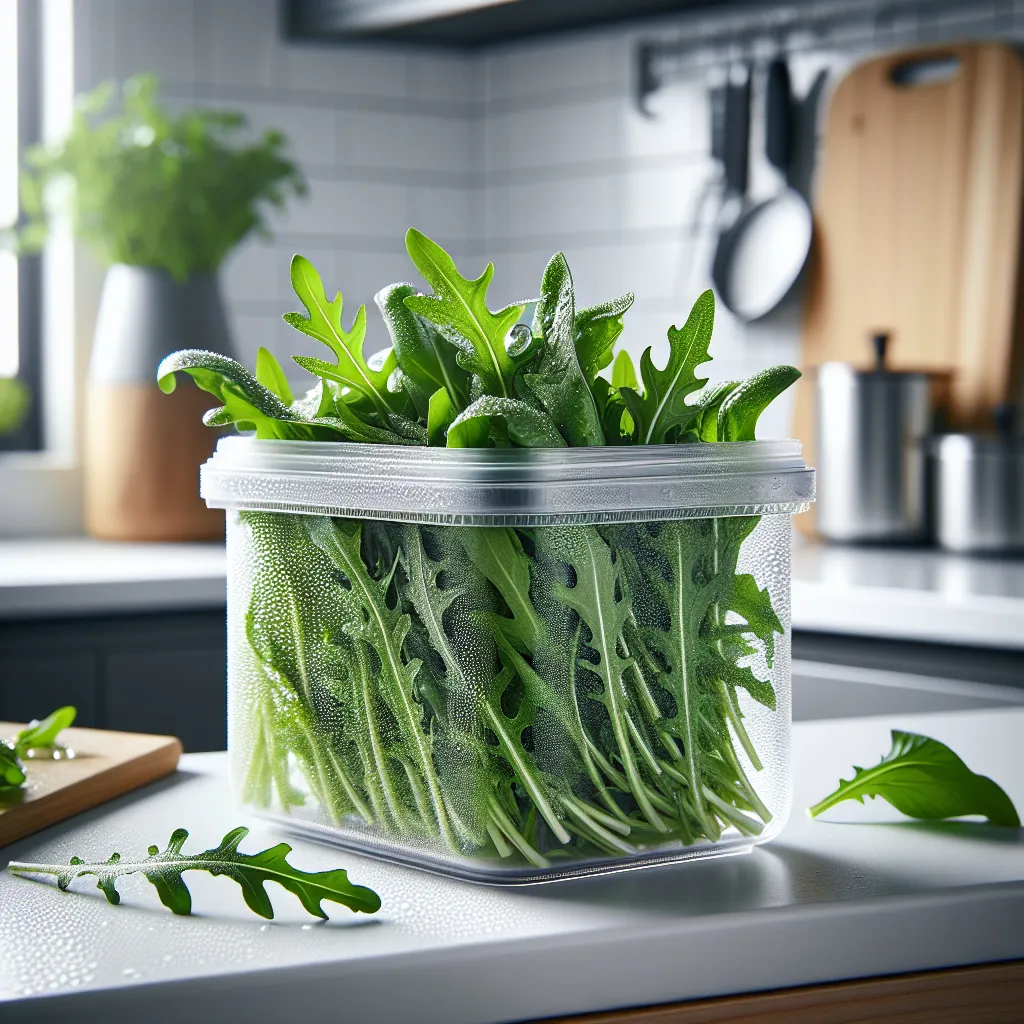 Jak przechowywać rukolę: Świeżość na dłużej