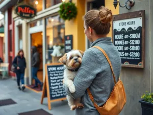 Czy można wejść do sklepu z psem na rękach? Sprawdzamy zasady