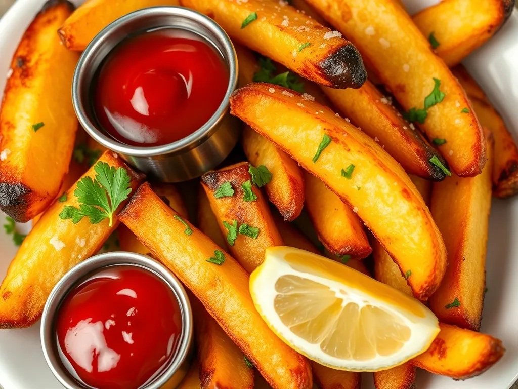 Szybkie frtyki z piekarnika przepis na chrupiące ziemniaki